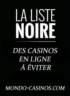 Liste noire casino en ligne