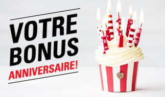 bonus anniversaire