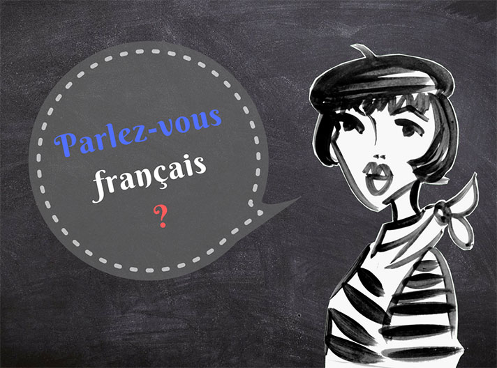 illustration parlez vous français